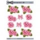 Lyserød roser med sløjfe, Quickies 3D ark