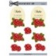 Røde roser med bryllupstekst, Quickies 3D ark