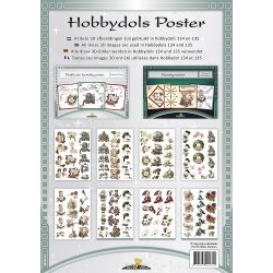 Stor flot rød julestjerne, 3D ark