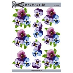 Store stedmoderblomster, 3D ark