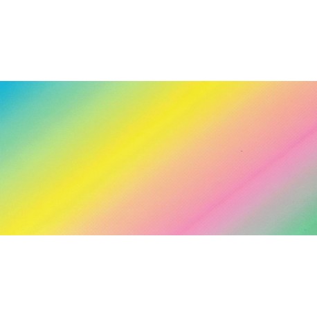 kvadratisk karton regnbue farvet 27 x 13 cm