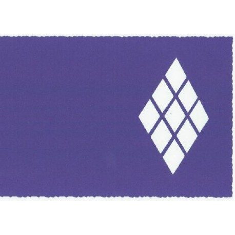 Harlekinkort, violet, A6