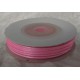 Tyndt bånd 3mm, pink/sølv
