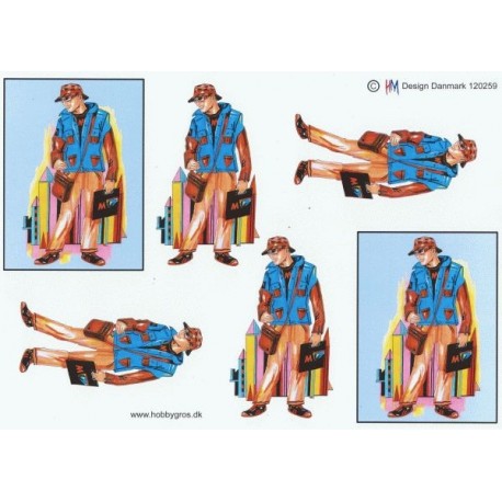 3D ark, Smart fyr med pose og taske